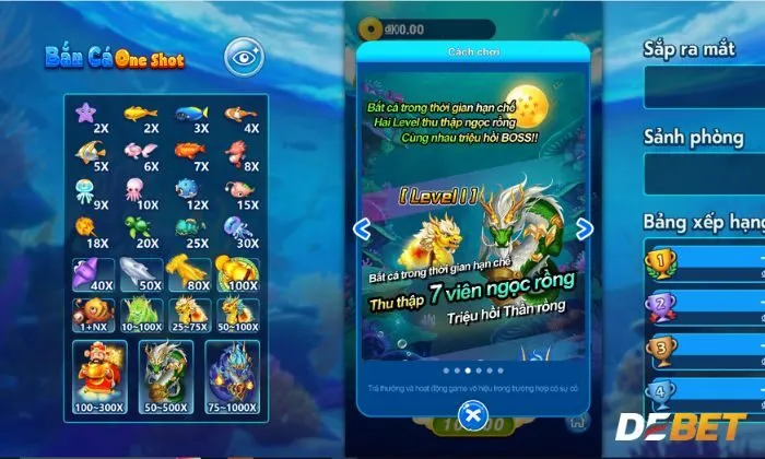 Luật chơi game bắn cá đơn giản dễ hiểu