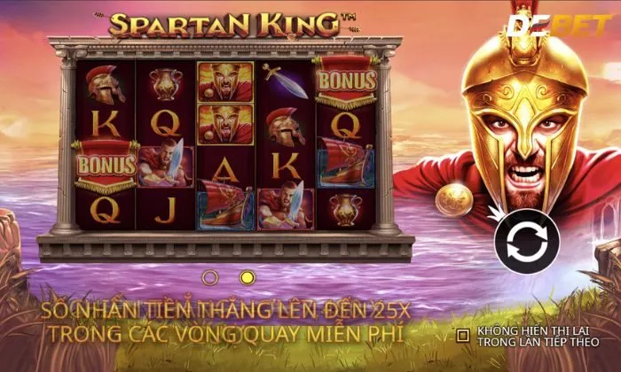 Spartan King Debet  là tựa game thu hút người chơi hiện nay 