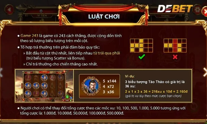 Luật chơi đơn giản, dễ nắm bắt